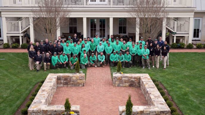 Ruppert's Maryland landscape construction team